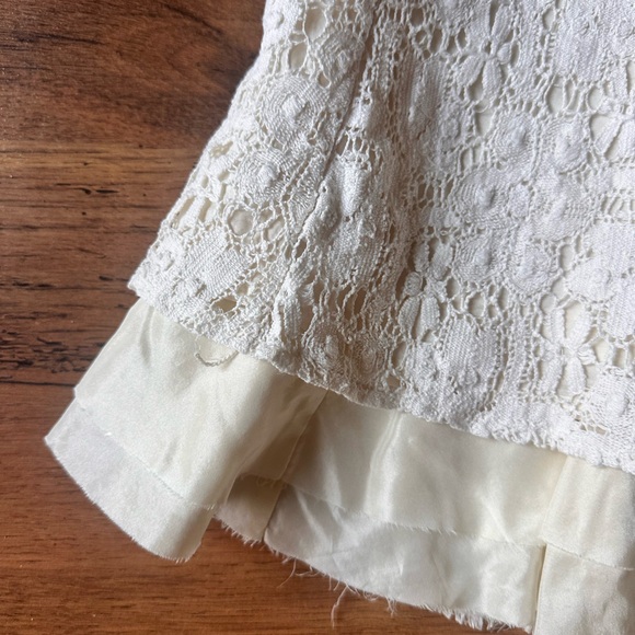 TRENDING: LACE ‼️Ivory/offwhite lace midi skirt - Picture 5 of 5
